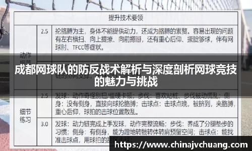 成都网球队的防反战术解析与深度剖析网球竞技的魅力与挑战